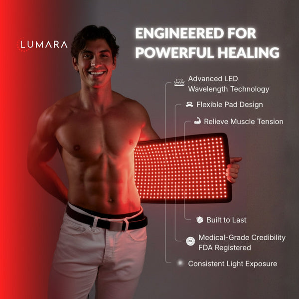 HSI: Lumara Pad 3-Wavelength Light Therapy Pad | Red & Near-Infrared