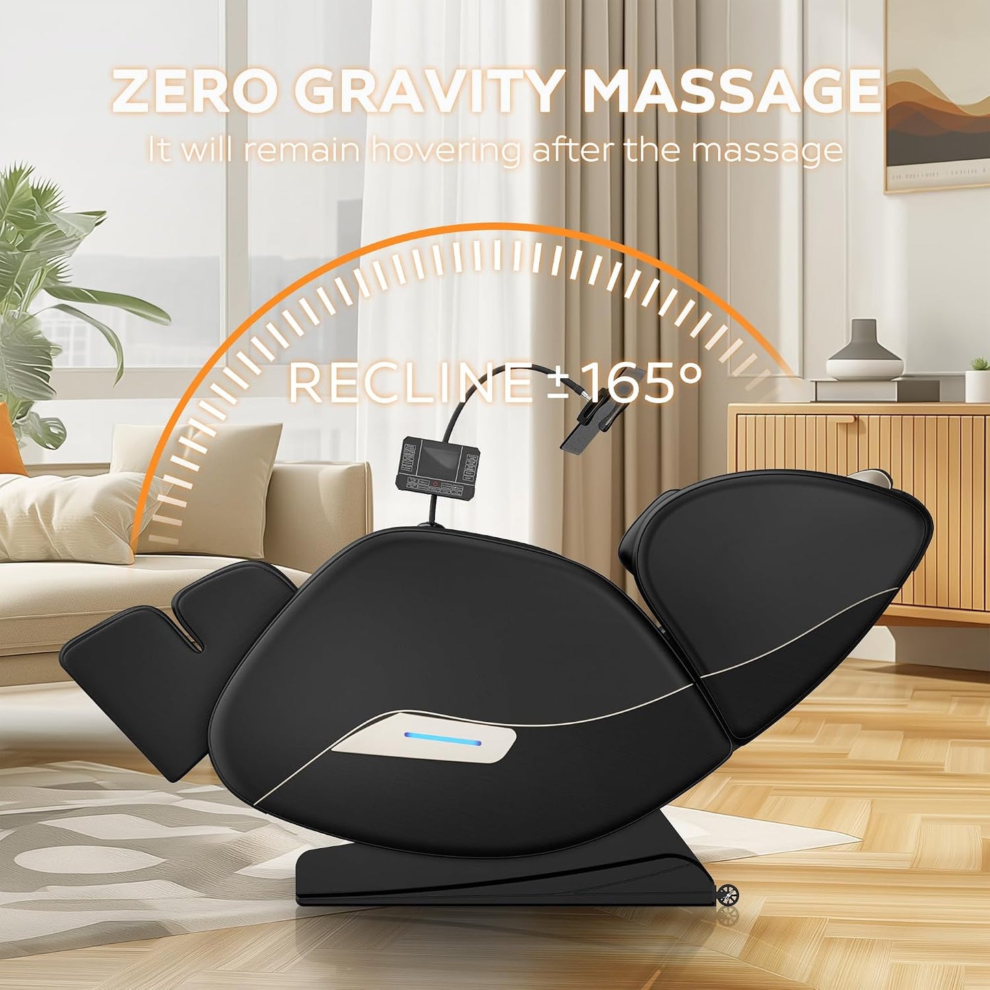 2026 Massage Chair Full Body, Zero Gravity Sl-Track Shiatsu Massage Recliner Chair with Body Scan, 6 Fix Point Rollers,Airbags,Deep Yoga Stretch, Heating Function | Body Scan, 6 Fix Point Rollers, Airbags, Deep Yoga Stretch, Heating Function