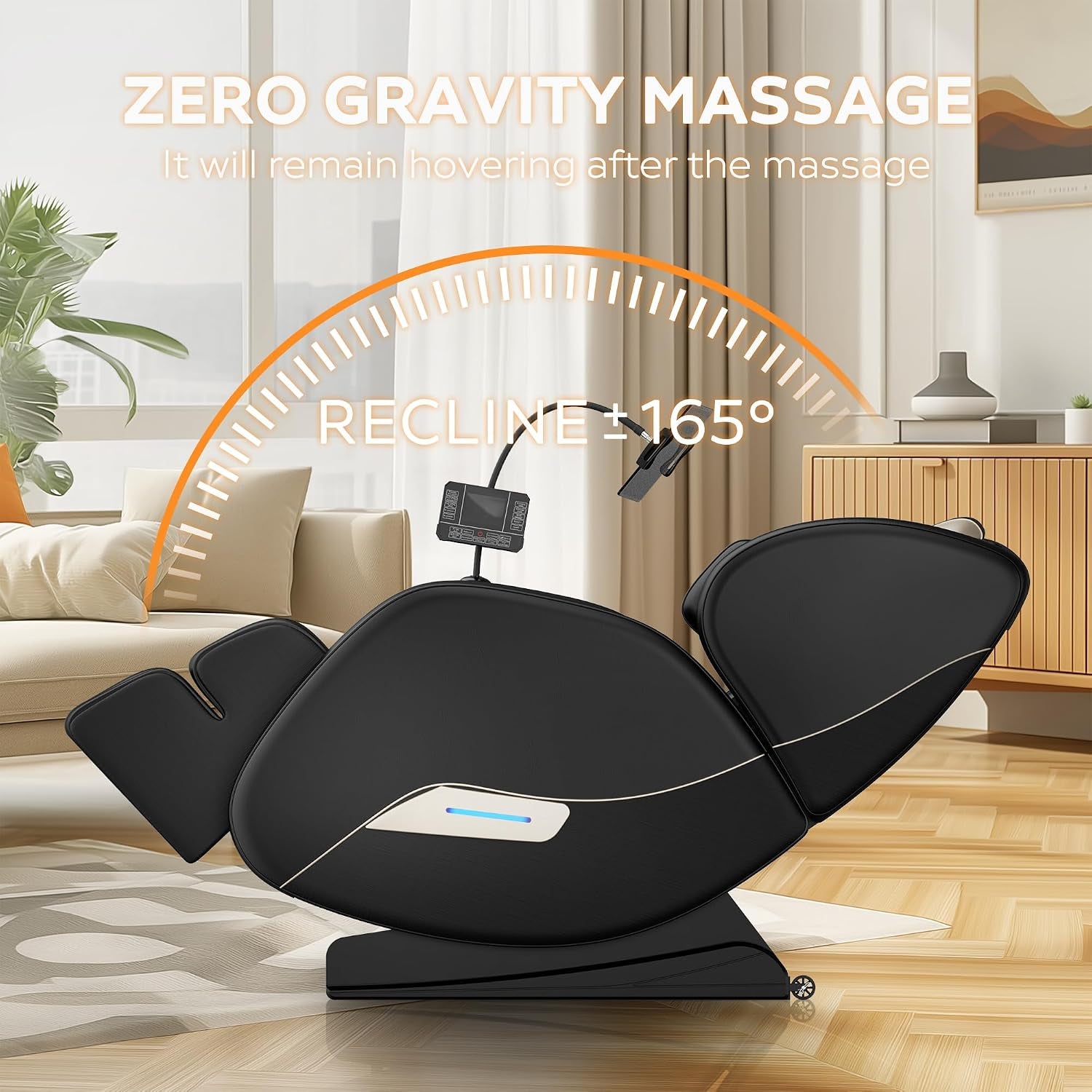 2026 Massage Chair Full Body, Zero Gravity Sl-Track Shiatsu Massage Recliner Chair with Body Scan, 6 Fix Point Rollers,Airbags,Deep Yoga Stretch, Heating Function | Body Scan, 6 Fix Point Rollers, Airbags, Deep Yoga Stretch, Heating Function