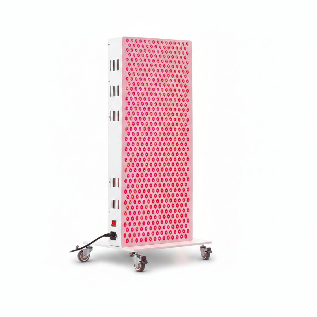 Red Light Therapy Panel for Body, 7 Wavelengths (630, 660, 780, 810, 850, 940, 1060 Nm), 580Leds, Near‑Infrared Light Wellness Device with Adjustable Intensity, Home Use