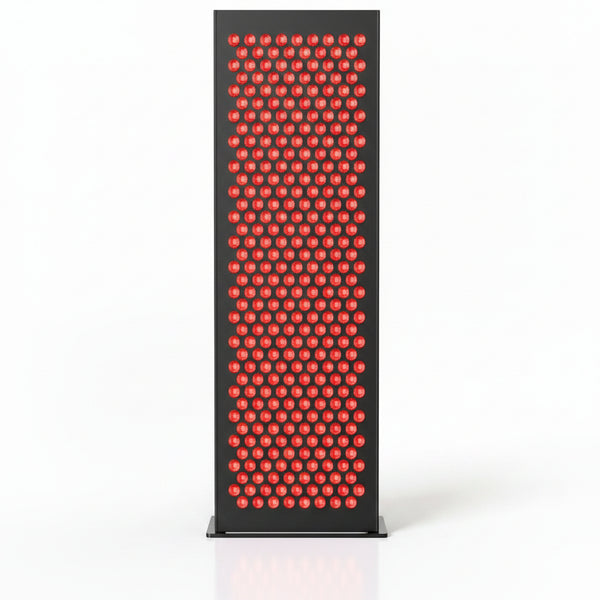 Red Light Therapy Box, 5In1 LED with 630-660-810-830-850, Metal Case, 3 Modes Red Light Panel with Soft Belt, 6 Timing Set - 9 Pulse Modes - 4-Level - Red Light Therapy Panel for Body