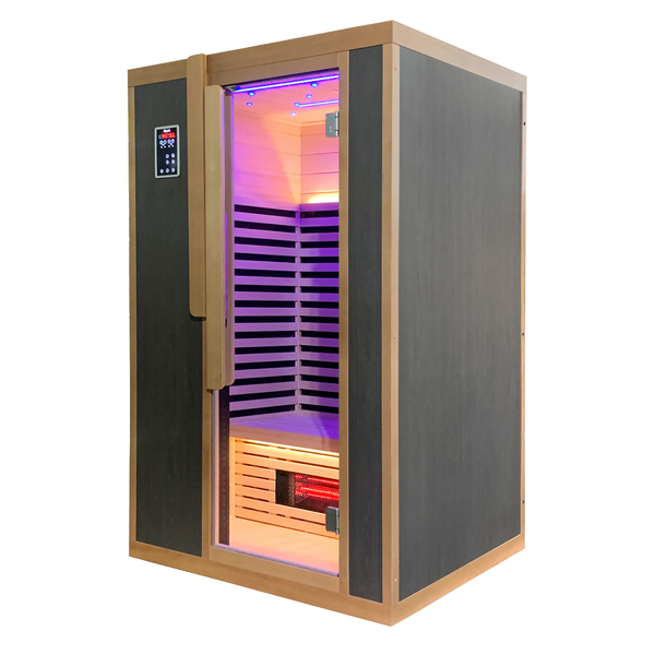 HSI: Bergen 2-Person Full Spectrum Infrared Sauna | Red Light Therapy