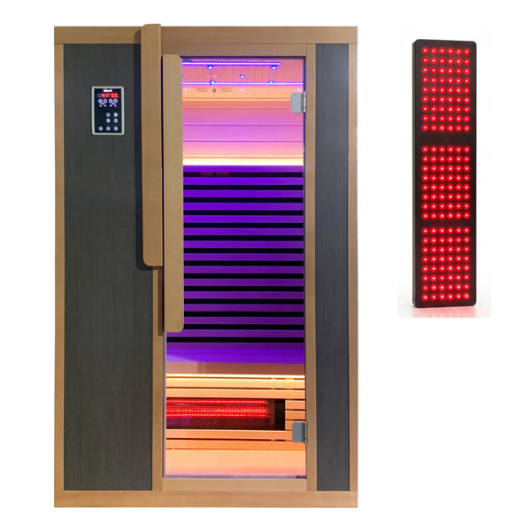 HSI: Bergen 2-Person Full Spectrum Infrared Sauna | Red Light Therapy