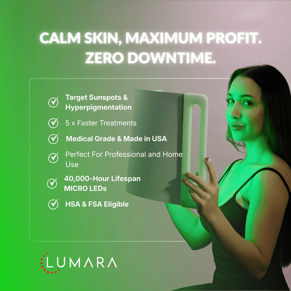 HSI: Lumara Illuminate Green V1 Green Light Therapy Panel | 1,800 LEDs