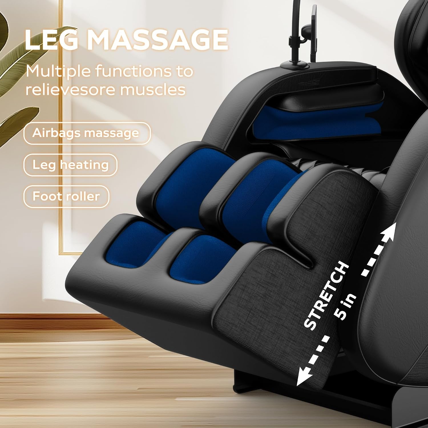 2026 Massage Chair Full Body, Zero Gravity Sl-Track Shiatsu Massage Recliner Chair with Body Scan, 6 Fix Point Rollers,Airbags,Deep Yoga Stretch, Heating Function | Body Scan, 6 Fix Point Rollers, Airbags, Deep Yoga Stretch, Heating Function